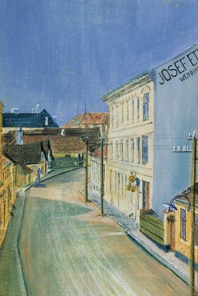 Albrechtstrasse à Klosterneuburg - Egon Schiele